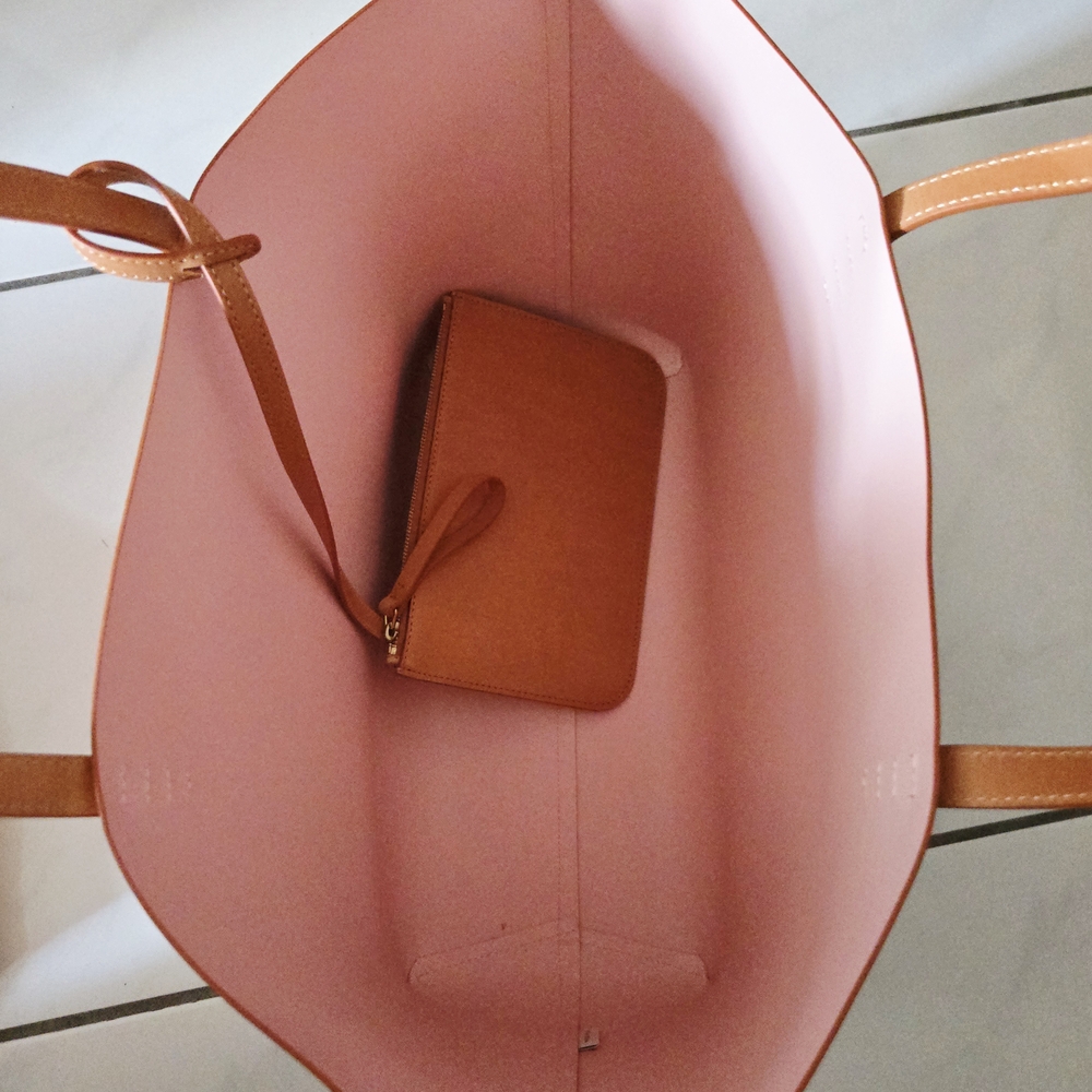 Mansur Gavriel Tan Tote with Pouch - Picture 5 of 6